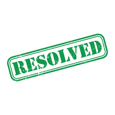 Resolved .